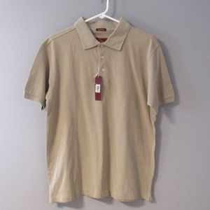 NEW Taglio Tan Polo Shirt Size S